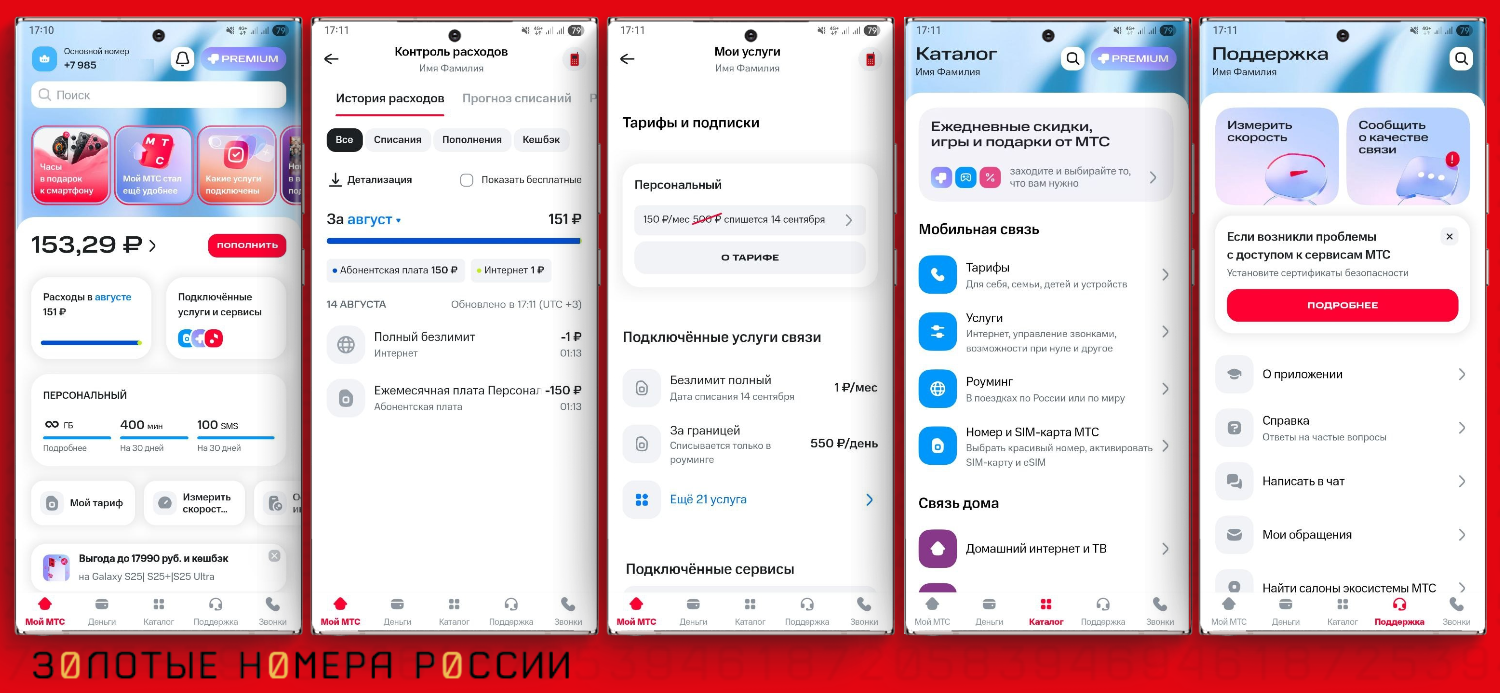 Мобильное приложение "Мой МТС"